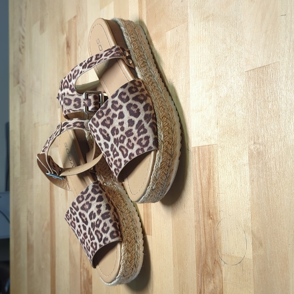 3 for $20 | Cheetah Print Espadrilles | Size 8.5 - Picture 4 of 10